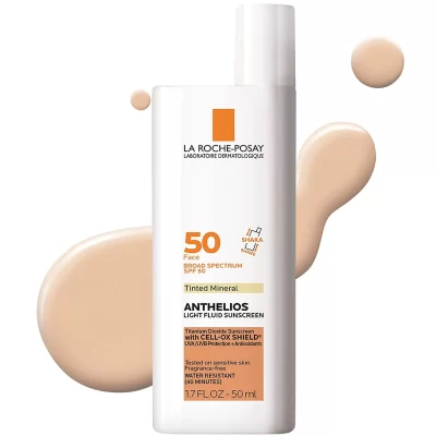 anthelios mineral tinted sunscreen for face with spf