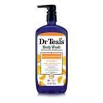 Dr Teal's Body Wash with Pure Epsom Salt, Glow & Radiance with Vitamin C & Citrus, 24 fl oz